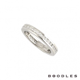 Boodles Full Diamond Eternity Ring in Platinum 0.61ct